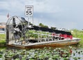Florida state usa everglades airboat road speed sign