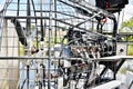 Florida state usa everglades gator park airboat engine. Royalty Free Stock Photo