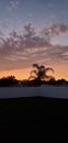 Florida Sunset in Bartow Royalty Free Stock Photo