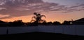 Florida Sunset in Bartow Royalty Free Stock Photo