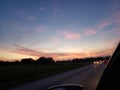 Florida sunset omw to work