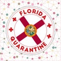 Florida under quarantine sign.