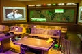Florida, USA - Feb. 13, 2021: Space flight control room at Kennedy Space Center Visitor Complex Royalty Free Stock Photo