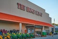 Florida, USA - March 23, 2024: Sunset at the Home Depot store Royalty Free Stock Photo