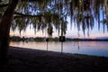 Florida Virginia Lake at Night Royalty Free Stock Photo