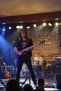 Florin Barbu onstage at Hard Rock Cafe Royalty Free Stock Photo