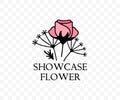 Floristics, flowers, floweret, plant, floral and floristry, graphic design