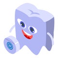 Floss box icon, isometric style Royalty Free Stock Photo