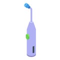 Flosser teeth irrigator icon isometric vector. Dental home care