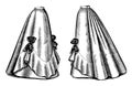 Flounce Skirt, vintage engraving