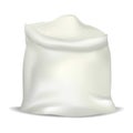 Flour bag icon, realistic style Royalty Free Stock Photo