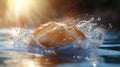 flour bread water Royalty Free Stock Photo