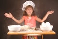 Flour everywhere Royalty Free Stock Photo