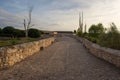 Flour mill in daimiel tables, Ciudad real Royalty Free Stock Photo