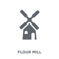 Flour mill icon from Agriculture, Farming and Gardening collection.