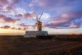 flour mill of Puerto Lajas in the municipality of Puerto del Rosario Royalty Free Stock Photo