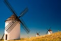 Flour mills. Consuegra. La Mancha Royalty Free Stock Photo