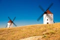 Flour mills. Consuegra. La Mancha Royalty Free Stock Photo