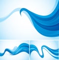 Flow abstract background