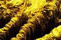 a flow of gold molten pulp the picture is all gold generative ai