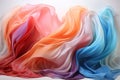 Flow pastel color satin
