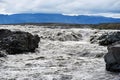 The Flow And Rapids Of Jokulsa A Fjollum Glacial River In Vatnajokull National Park