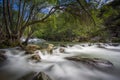 The flow of the varosa river Royalty Free Stock Photo