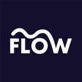 Flow wive logo vector stock template
