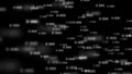 Flow of zeros. Digital background matrix. 3d rendering. Binary code background. Programming. Web Developer Royalty Free Stock Photo