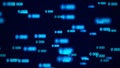 Flow of zeros. Digital background matrix. 3d rendering. Binary code background. Programming. Web Developer Royalty Free Stock Photo