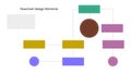 Flowchart Design Showing Editable Process Diagram with Rectangular and Circular Shapes for Workflow Decisions Royalty Free Stock Photo