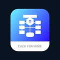 Flowchart, Flow, Chart, Data, Database Mobile App Icon Design