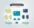 Flowchart. Scheme, diagram, chart. Infographic. Royalty Free Stock Photo