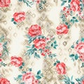 flower allover pattern digital background