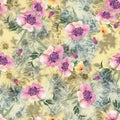 flower allover pattern digital background