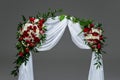 Flower arch wedding decoration