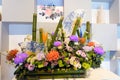 Flower arrangement art exhibition