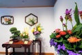 Flower arrangement art exhibition
