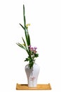 Flower arrangement isolated Royalty Free Stock Photo