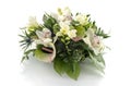 Flower arrangement with lilys freesia