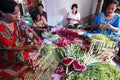 Flower arrangement typical Banjarmasin, indonesia