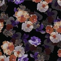 Flower pattern background.