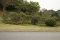 Flower bed and plants in Qingxiu mountain Royalty Free Stock Photo