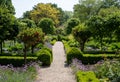 The stunning landscaped garden at West Green House in Hartley Wintney, Hampshire, UK. Royalty Free Stock Photo