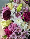 Flower bouquet gift with lots of colorful flowers