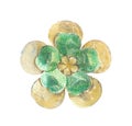 Flower brooches Royalty Free Stock Photo