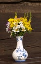 Flower bunch in vase Royalty Free Stock Photo