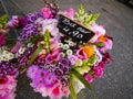 Flower bunches in floristry