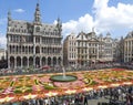Flower carpet in Brussels 2010 Royalty Free Stock Photo