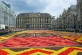 Flower carpet in Brussels Royalty Free Stock Photo